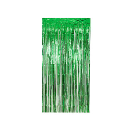 CORTINA METALIZADA VERDE