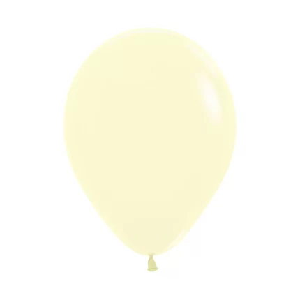 GLOBO SEMPERTEX PASTEL MATE AMARILLO