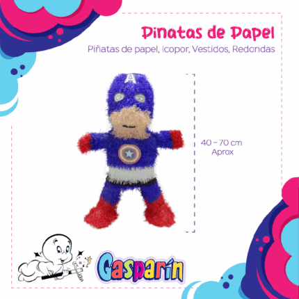 PIÑATA DE CAPITÁN AMÉRICA