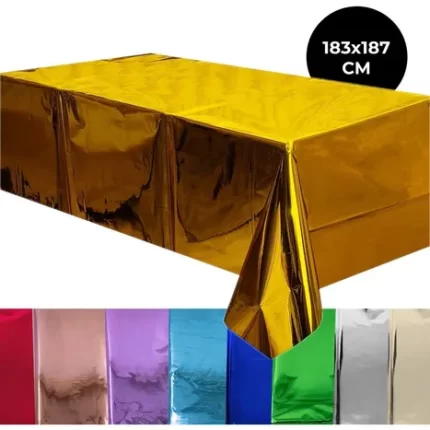 MANTEL METALIZADO VERDE