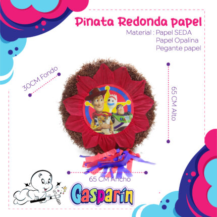 PIÑATA REDONDA TOY STORY