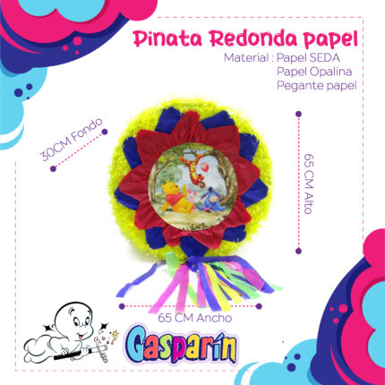 PIÑATA REDONDA WINNIE POOH